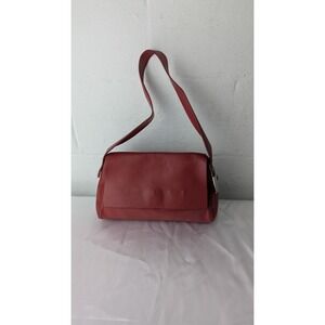 Y2K Charter Club Vintage Purse Red Mini Shoulder Bag‎ Flap Magnetic Closure